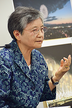 「長岡戦災資料館運営ボランティア・金子登美さん」の画像