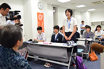 「生徒から感想が語られました」の画像