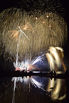 「今年で見納めの寺泊海上フェニックス」の画像