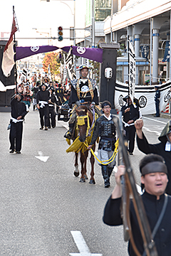 「総勢約500人の越後長岡時代行列」の画像