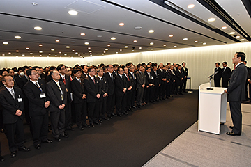 「年度始めの訓示」の画像