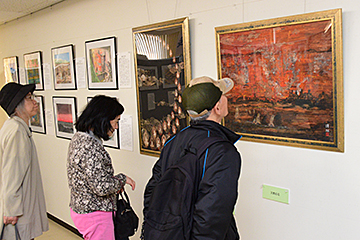 「体験画展は前期が５月15日（日）まで」の画像