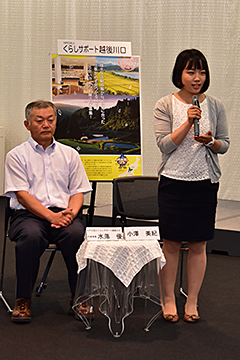 「一人ずつ意気込みを語りました」の画像