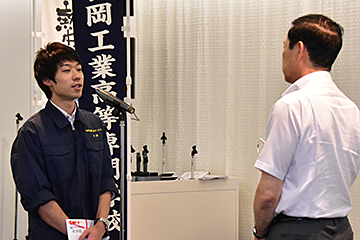 「藤澤郁也さんは小・中学生ロボコン教室の卒業生です」の画像