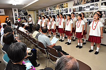 「長岡少年少女合唱団が歌声を披露」の画像