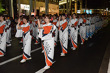 「約5,500人が参加した大民踊流し」の画像