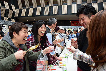 「長岡産食材を使ったおつまみも大人気」の画像