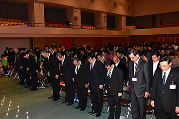 「山古志体育館で「復興の集い」を開催」の画像