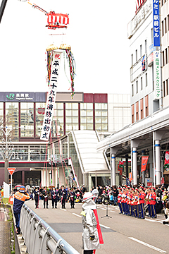 「消防出初式を開催」の画像