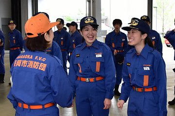 「広報指導分団「フェニックスレディース」もアドバイス」の画像