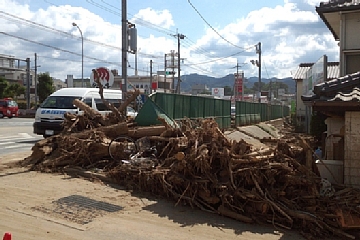 「豪雨被害が甚大な2市村に支援職員を派遣」の画像