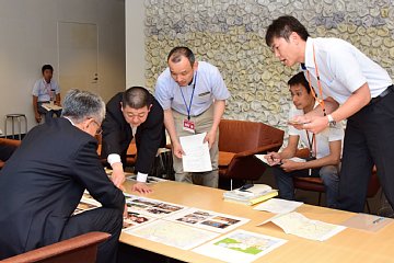 「18日には現地の状況を磯田市長に報告」の画像