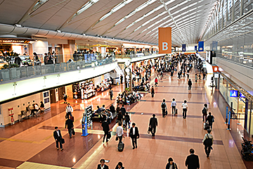 「利用者の多い羽田空港」の画像