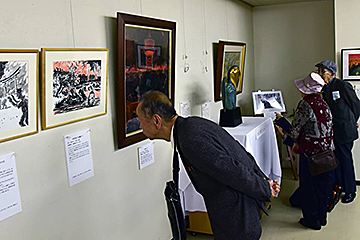 「「長岡空襲体験画展～戦争を想ふ～」が始まりました」の画像