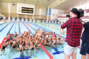 「市内のジュニア選手300人に実技指導」の画像