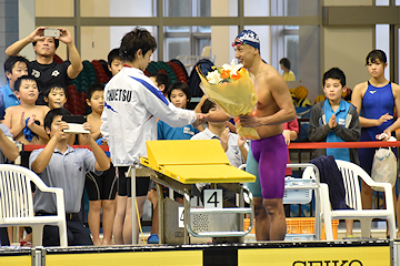 「競泳の河本耕平選手」の画像