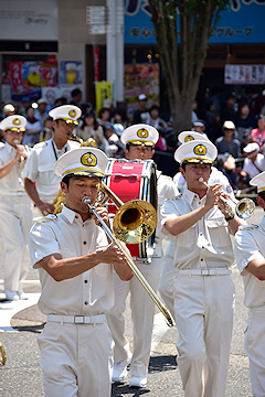 「消防音楽隊によるパレード」の画像