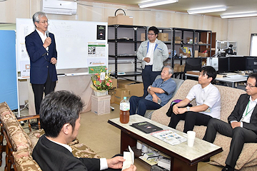 「オープンイベントに出席した磯田市長」の画像