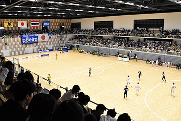 「フットサルの国際親善試合・日本代表対タイ代表戦」の画像3