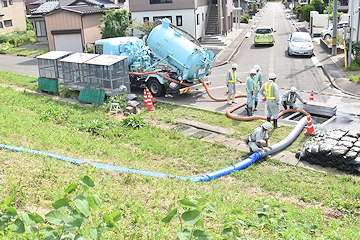 「集水ますを整備」の画像