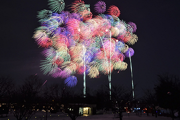 「長岡花火「雪花火」」の画像1