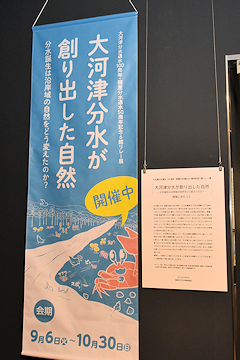 「特別展「大河津分水が創り出した自然」を開催中」の画像