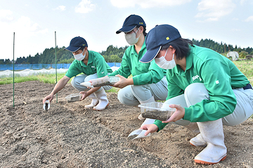 「長岡農業高校の生徒が協力」の画像3