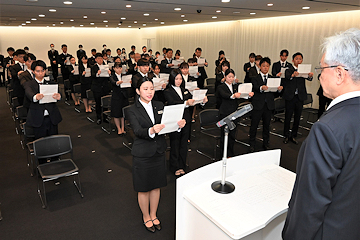 「磯田市長からの激励のあいさつ」の画像