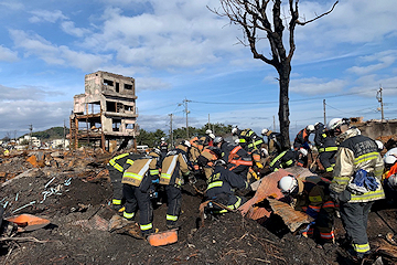 「県の緊急消防援助隊として延べ108人を派遣」の画像3