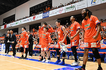 「リーグ優勝を目指すと意気込んだアルビBB」の画像