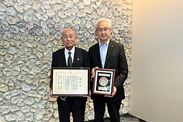 「長岡地域防犯協会宮内支部が「防犯功労団体表彰」を受賞」の画像