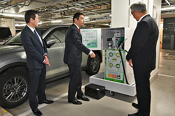 「災害時でも機動的に給油できます」の画像