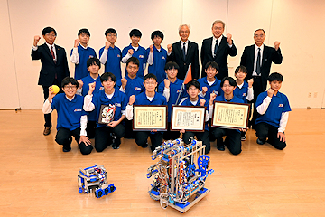 「長岡工業高校のロボット部」の画像1