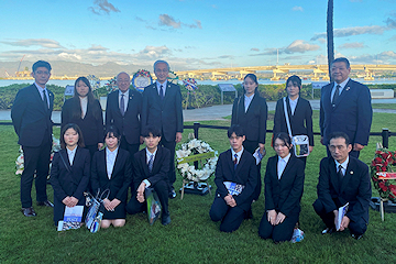 「市内の高校生や大学生など9人が訪問」の画像1