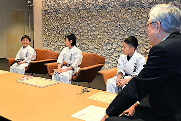 「磯田市長を訪問」の画像