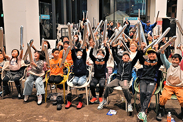 「長岡アルペンジュニアの子どもたちなど約70人が集結」の画像1