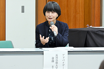 「長岡崇徳大学客員教授・斎藤まさ子さん」の画像