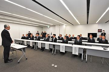 「「思う存分力を発揮してほしい」と激励」の画像