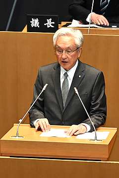 「磯田市長による市政執行方針」の画像