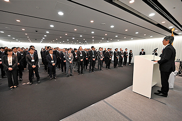 「職員への訓示」の画像