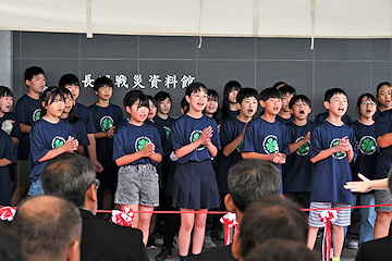 「希望が丘小学校6年生が合唱を披露」の画像