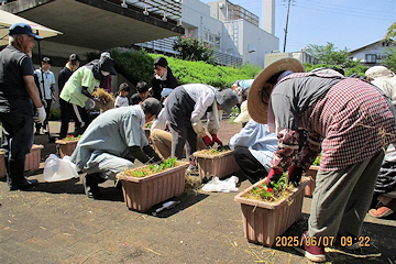 「花を通じて交流の輪を広げています」の画像1