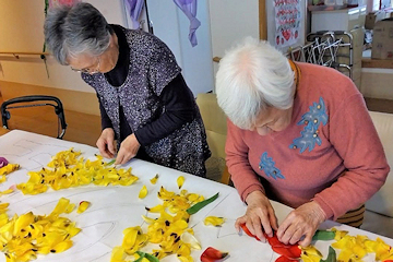 「花を通じて交流の輪を広げています」の画像2