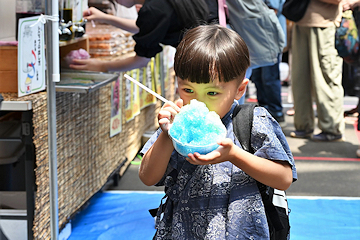 「かき氷、ドリンク販売」の画像