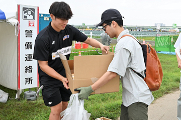 「新潟アルビレックスBBの選手も協力」の画像
