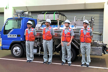 「熊本県宇城市や御船町へ、市は順次職員を派遣しています」の画像