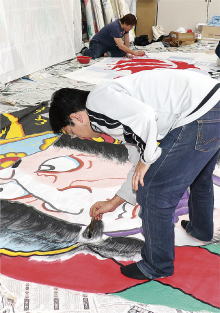 「合戦に向けて、準備は着々」の画像