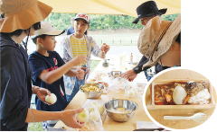 「料理は野外で、ワイルドに!」の画像