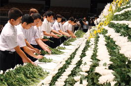 「長岡市平和祈念式典(8月1日)」の画像