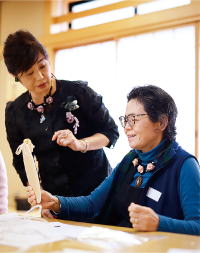 「和紙が今日の主役」の画像
